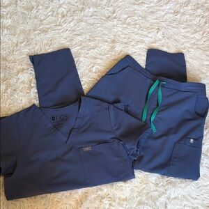 FIGS women’s Catarina top size XS, yola bottoms size XSP (not high waisted.